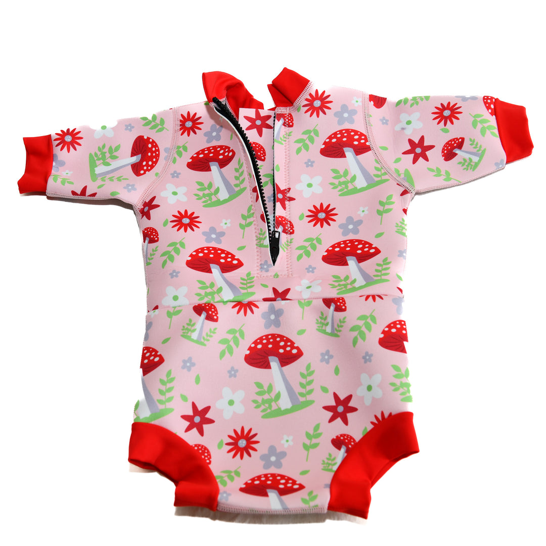 Water Babies Mushroom Blush Happy Nappy Wetsuit