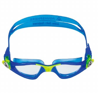 Kids Goggles - Kayenne Junior Swimming Goggles Blue Yellow Clear