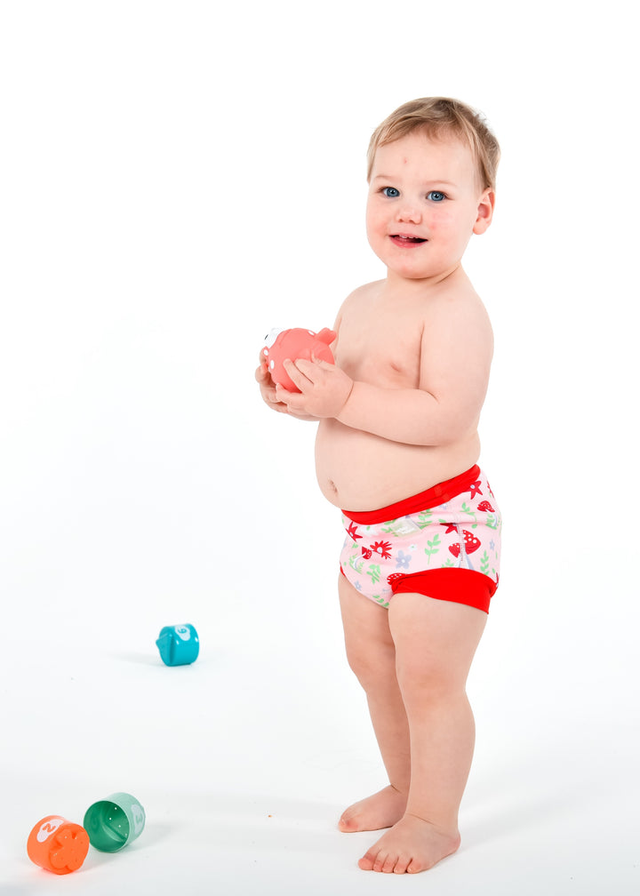 Water Babies Mushroom Blush Happy Nappy DUO