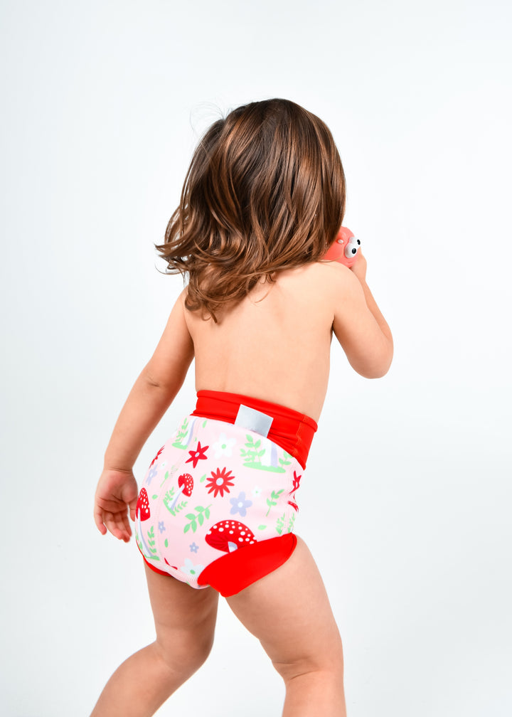 Water Babies Mushroom Blush Happy Nappy DUO