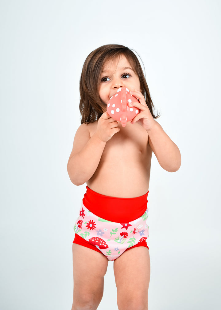 Water Babies Mushroom Blush Happy Nappy DUO