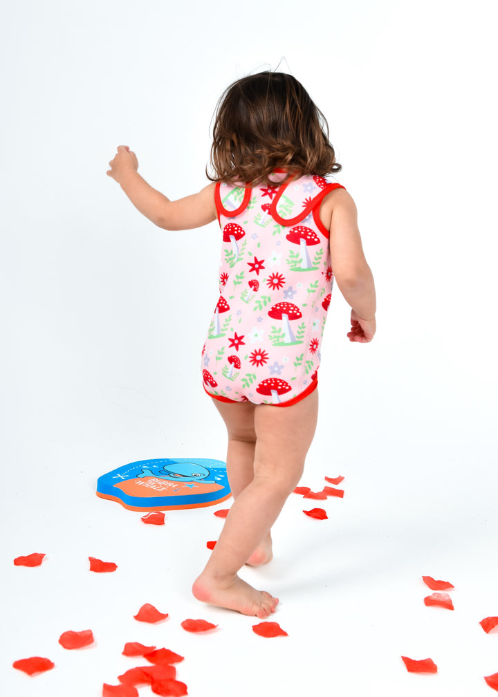 Water Babies Mushroom Blush Baby Wrap