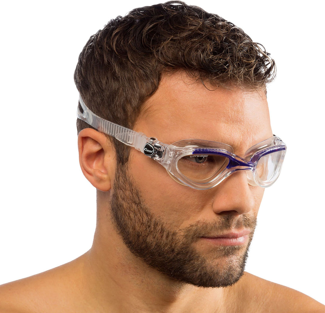 Cressi Adult Swim Flash Goggles Clear