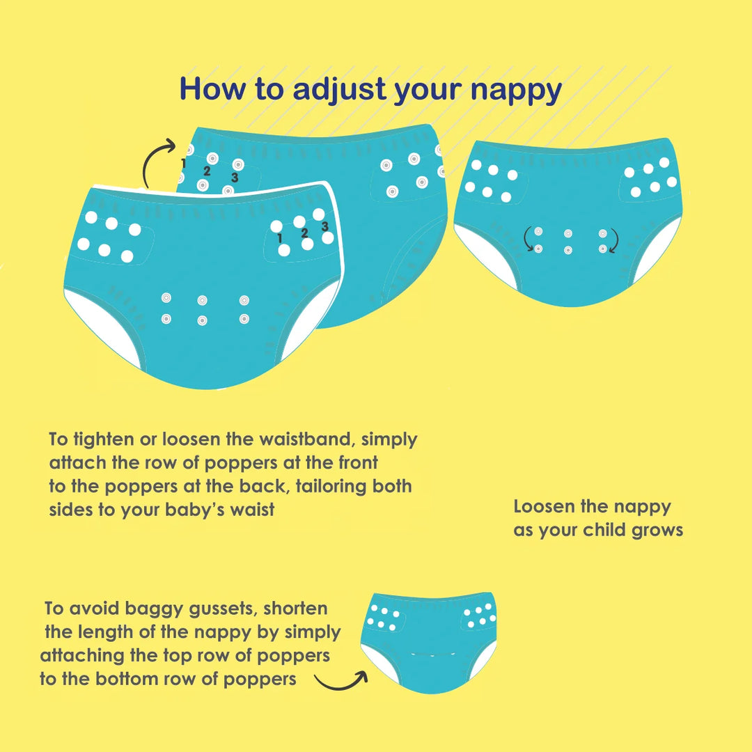 Size Adjustable Under Nappy Forest Walk