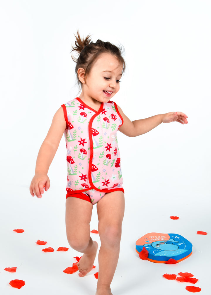 Water Babies Mushroom Blush Baby Wrap
