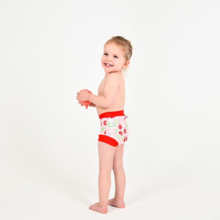 Water Babies Mushroom Blush Happy Nappy DUO