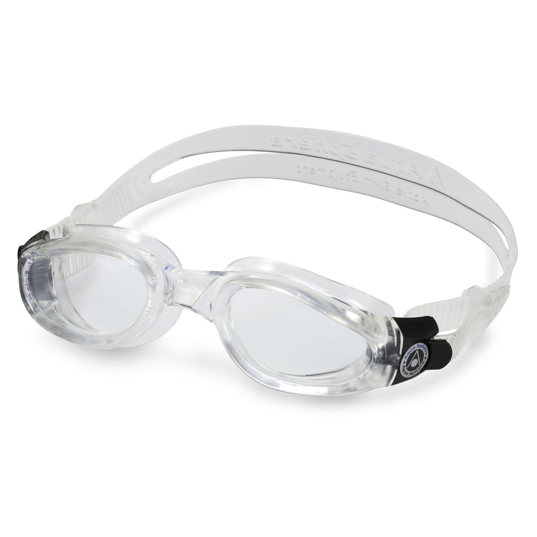 Aqua Sphere clear adult swimming goggles
